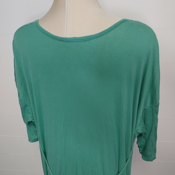 Free People Sun Seeker Green Tiered Maxi Dress Size M - Picture 5 of 12